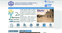 Desktop Screenshot of ipamv.org.br